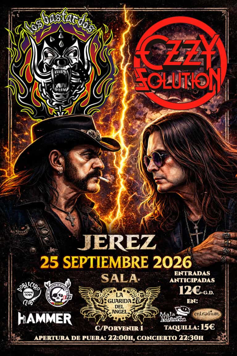 Los Bastardos (Motorhead) + Ozzy Solution (Ozzy Osbourne) en Jerez en Jerez de la Frontera