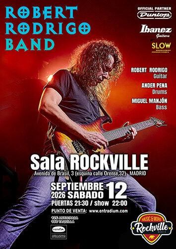 ROBERT RODRIGO BAND (Sala ROCKVILLE, MADRID) en MADRID