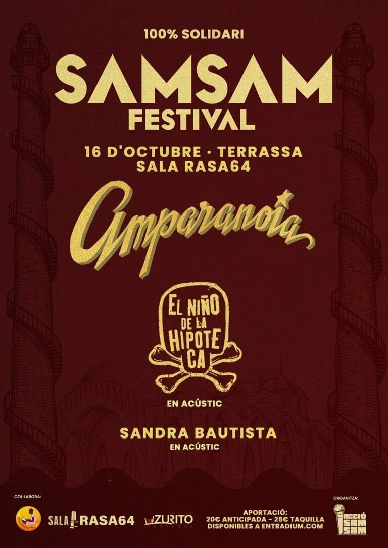 SAM SAM FESTIVAL 26 TERRASSA en TERRASSA