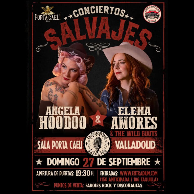 Angela Hoodoo y Elena Amores en Valladolid