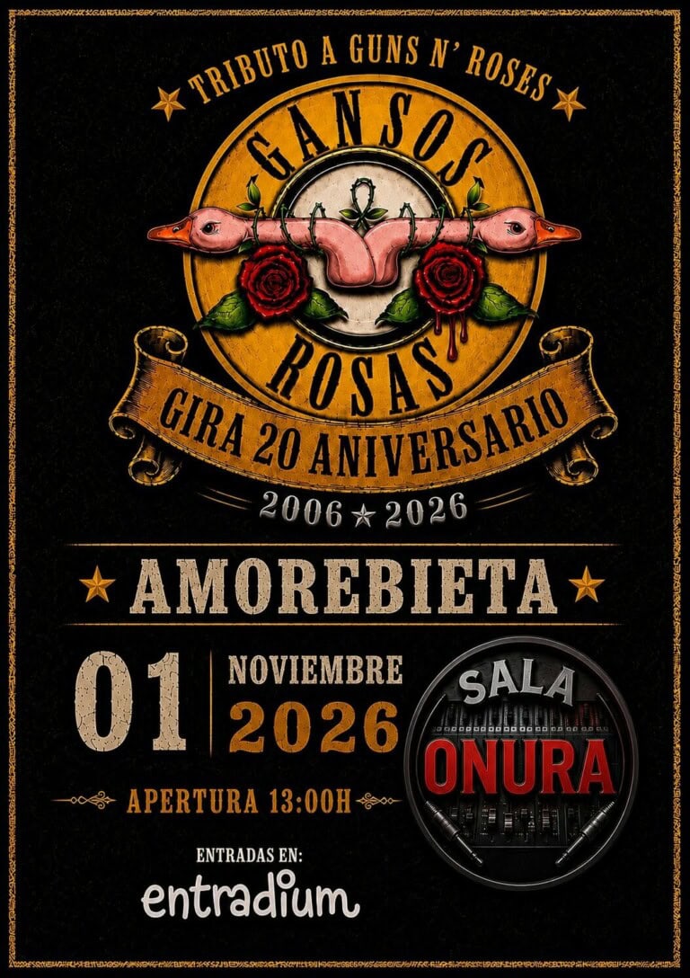 GANSOS ROSAS EN AMOREBIETA en Amorebieta