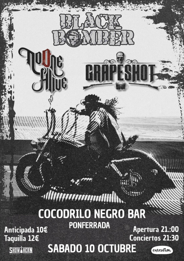 BLACK BOMBER y NO ONE ALIVE en Ponferrada