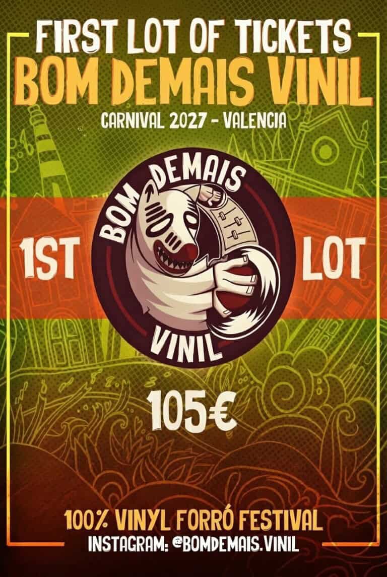 Bom Demais Vinil 2027 – Valencia en Valencia
