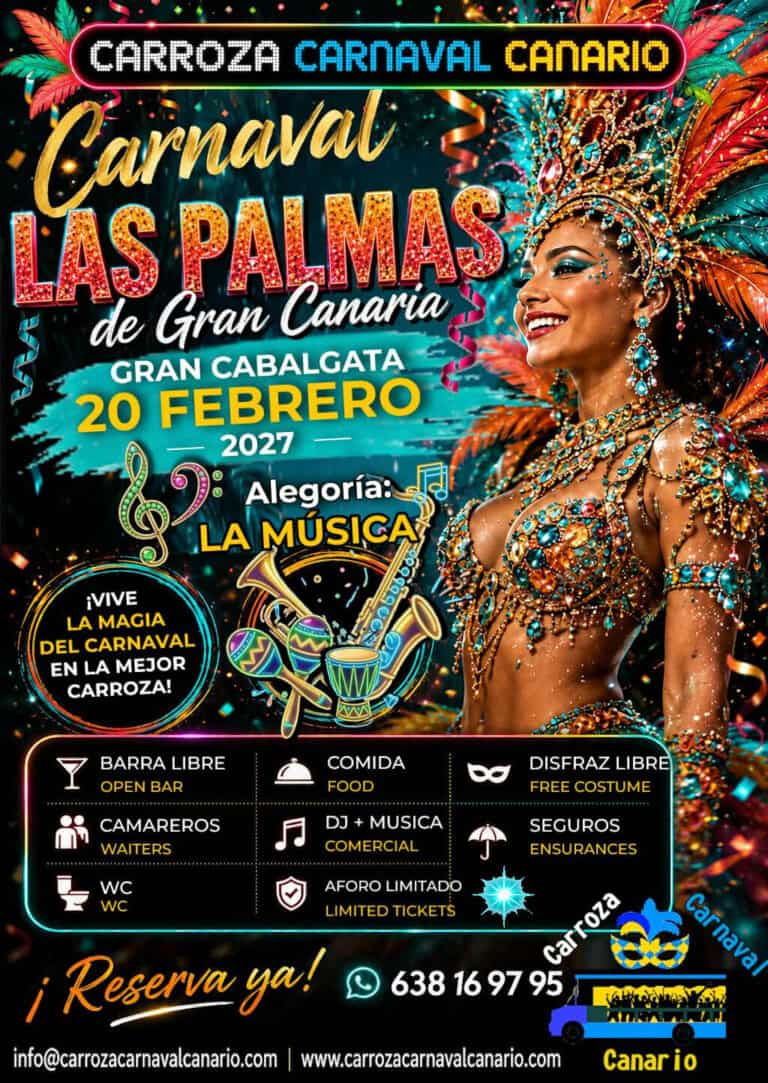 Carrozas del Carnaval de Las Palmas de Gran Canaria 2027 en Las Palmas de Gran Canaria
