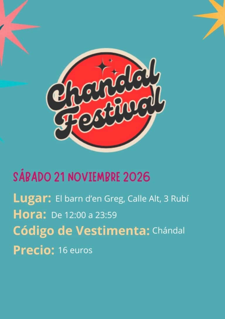Chandal Festival en Rubi