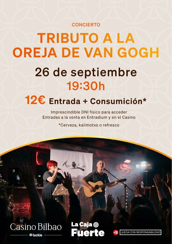 CONCIERTO TRIBUTO LA OREJA DE VAN GOGH en Bilbao