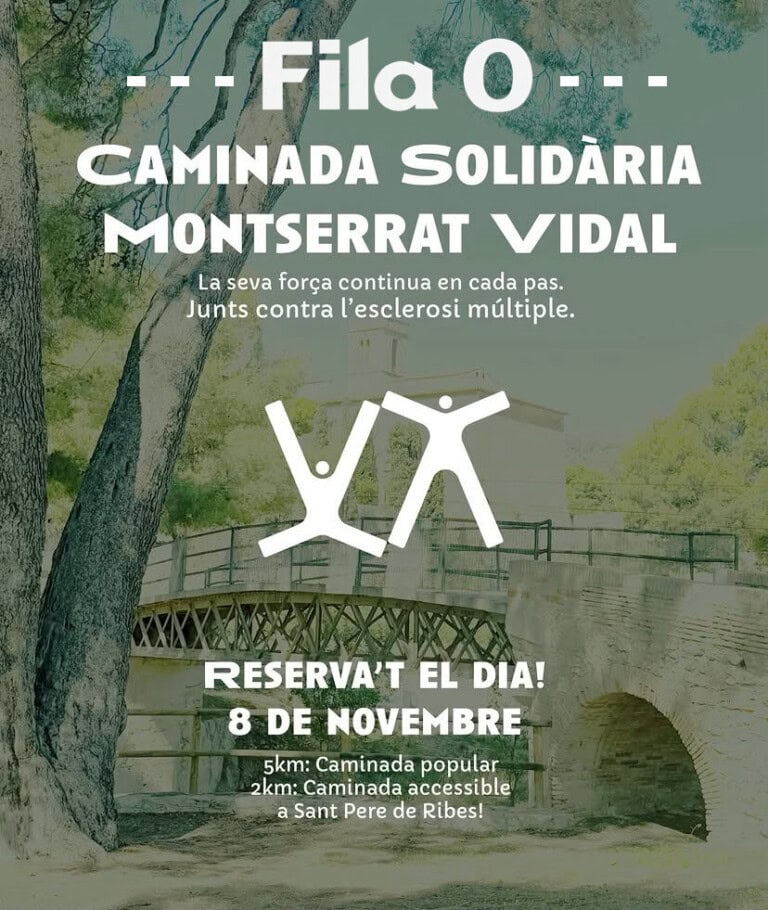 Fila 0 Caminada Solidària Montserrat Vidal en Sant Pere de Ribes