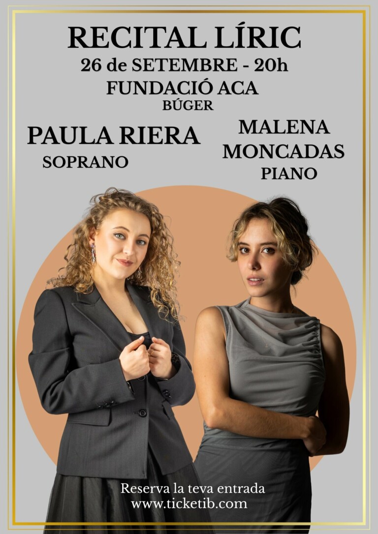 Paula Riera i Malena Moncadas en Búger