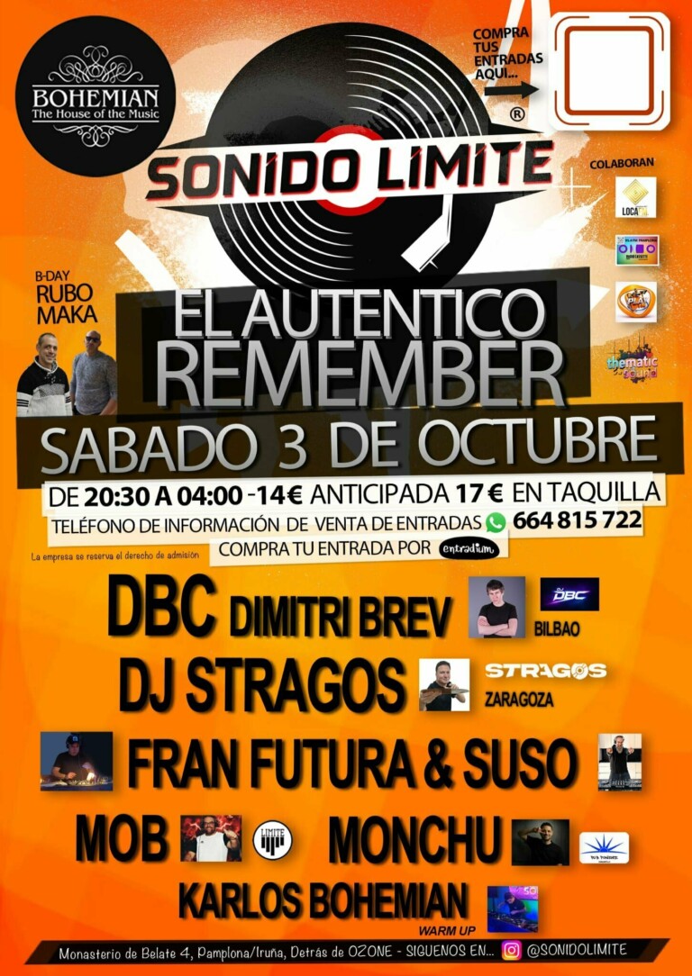 EL AUTÉNTICO REMEMBER en Pamplona