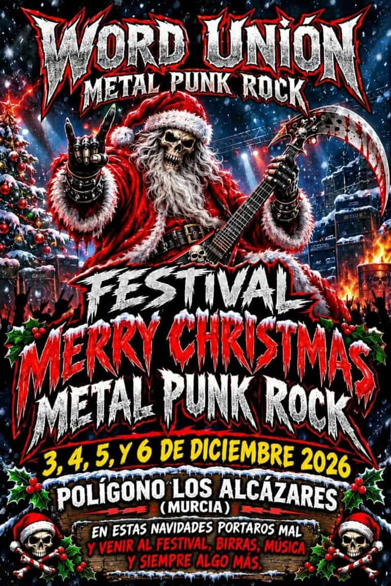 WORD UNIÓN METAL PUNK ROCK – FESTIVAL MERRY CHRISTMAS en Los Alcázares