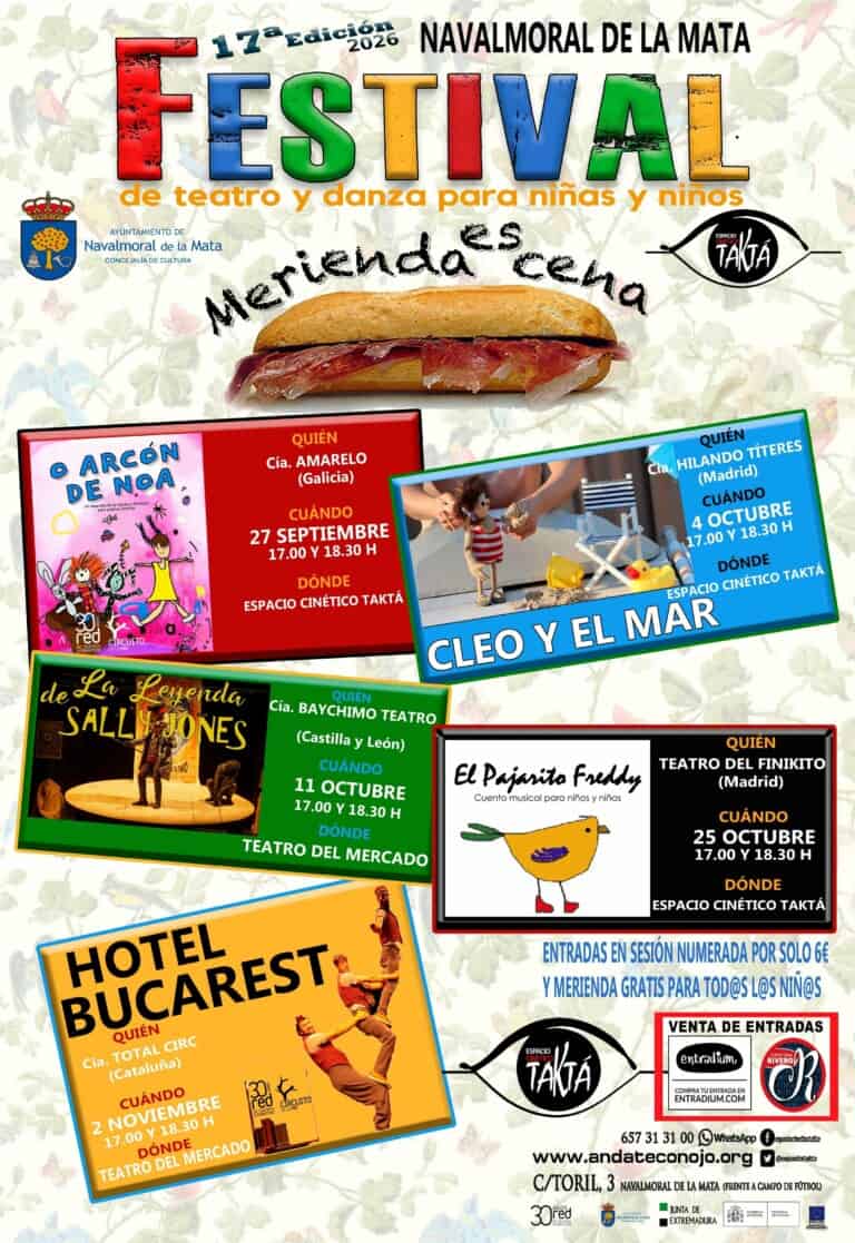 XVII FESTIVAL MERIENDA ES_CENA en Navalmoral de la Mata