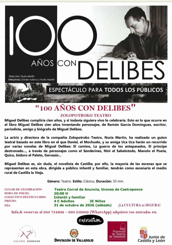 Cien años con Delibes en URONES DE CASTROPONCE