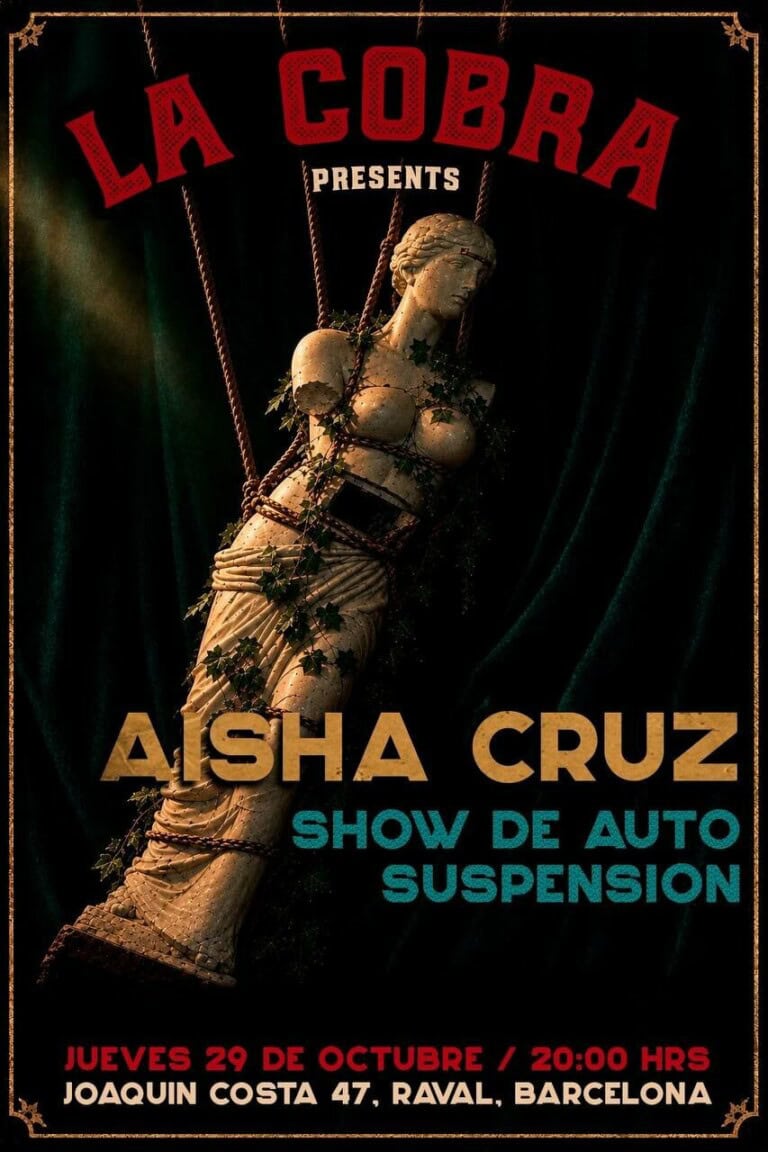 AISHA CRUZ · SHOW DE AUTOSUSPENSIÓN en Barcelona