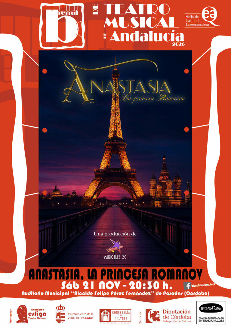 ANASTASIA, LA PRINCESA ROMANOV – Bienal de Teatro de Andalucía 2026 en Posadas