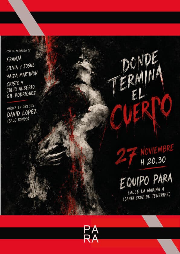 DONDE TERMINA EL CUERPO · DANZA BUTOH en Santa Cruz de Tenerife