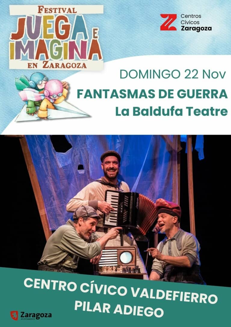 FANTASMAS DE GUERRA. La Baldufa Teatre. FESTIVAL JUEGA E IMAGINA. C. Cívico Valdefierro Pilar Adiego en ZARAGOZA