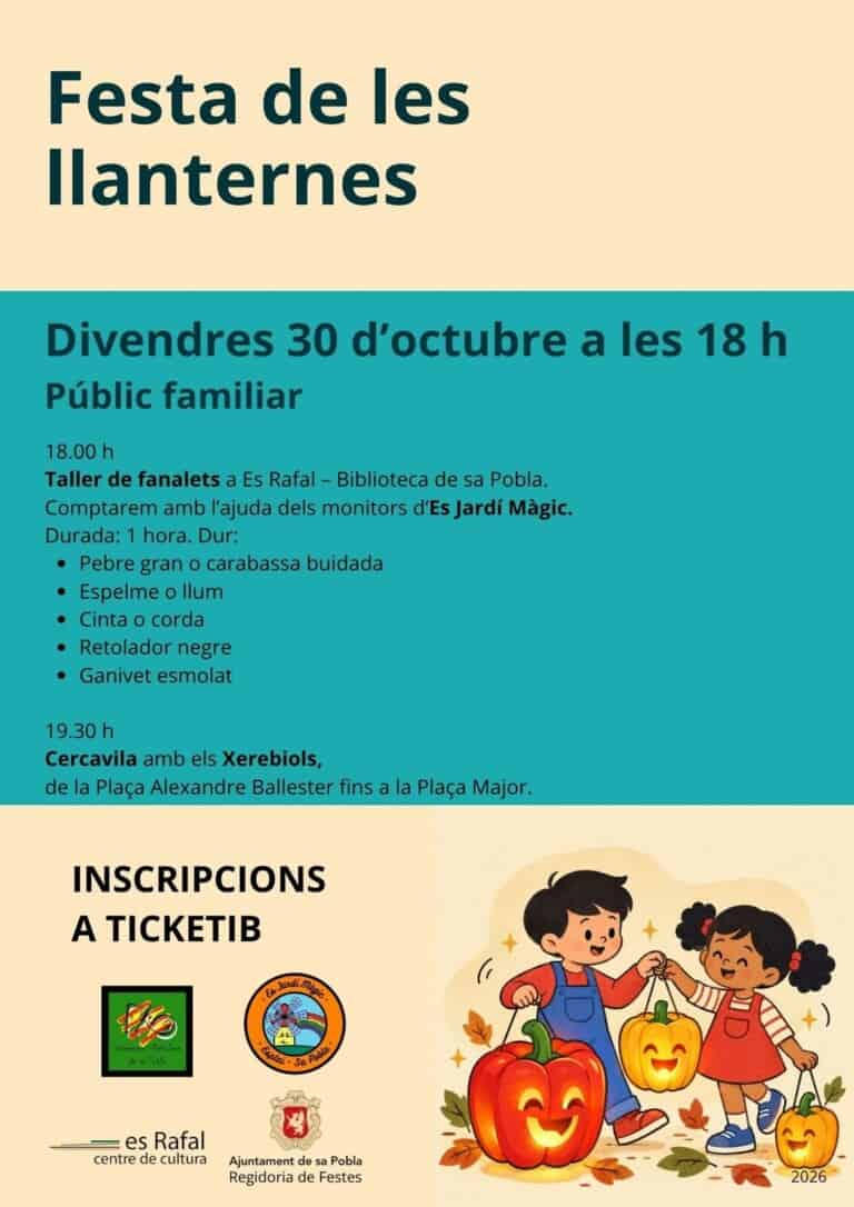 FESTA DE LES LLENTERNES en sa Pobla