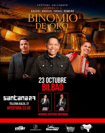 Festival vallenato – Binomio de Oro en Bilbao
