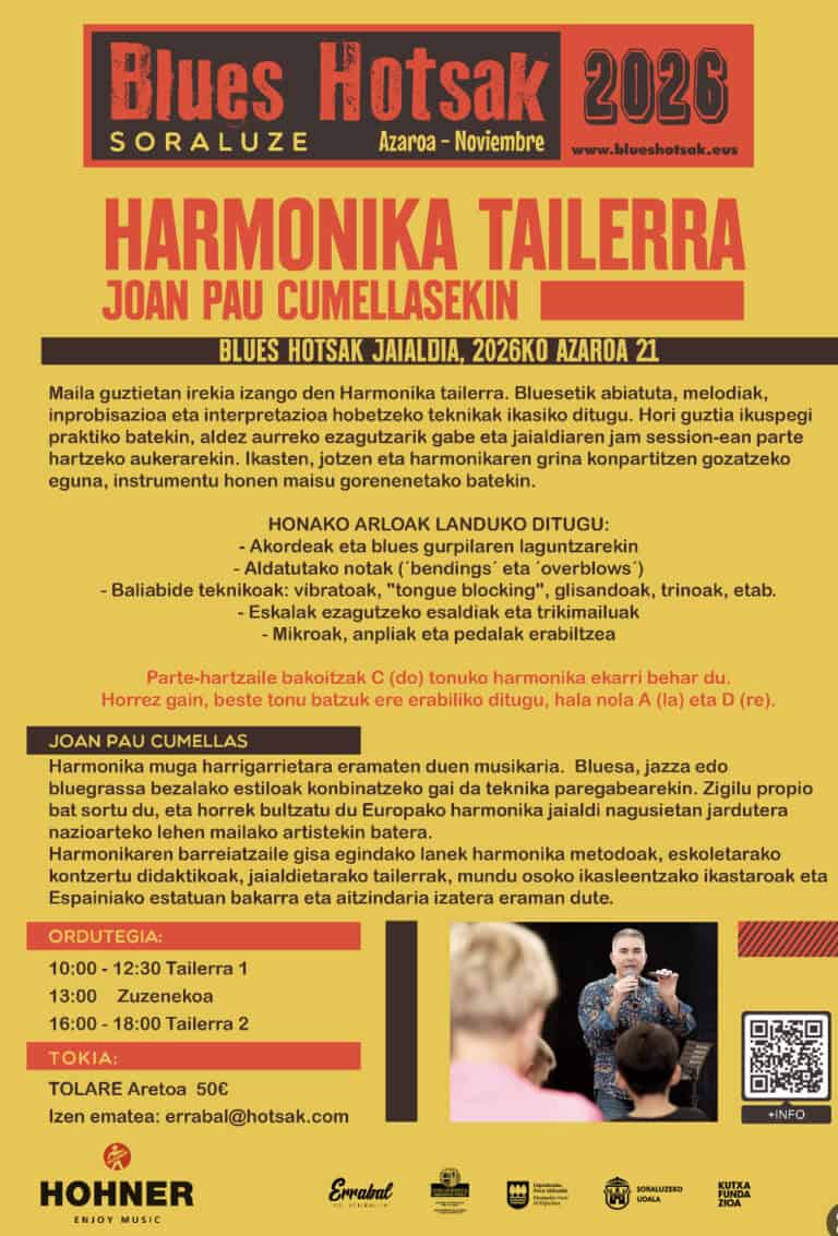 Harmonika ikastaroa en Soraluze
