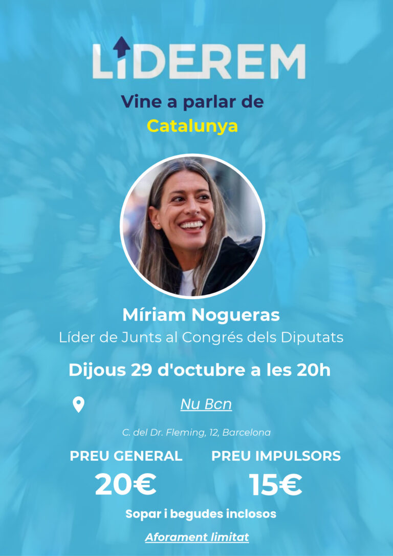 Parlem amb Míriam Nogueras en Barcelona