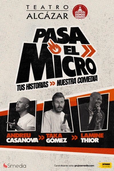Pasa el Micro – Andreu Casanova, Taka Gómez & Lamine Thior en Madrid