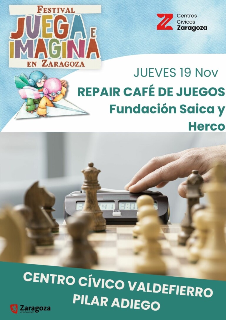 REPAIR CAFE DE JUEGOS en ZARAGOZA