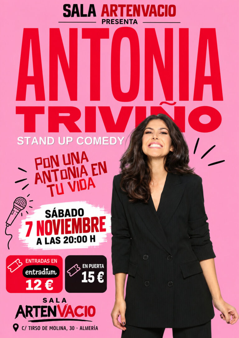STAND UP COMEDY ARTENVACIO -ANTONIA TRIVIÑO en ALMERÍA