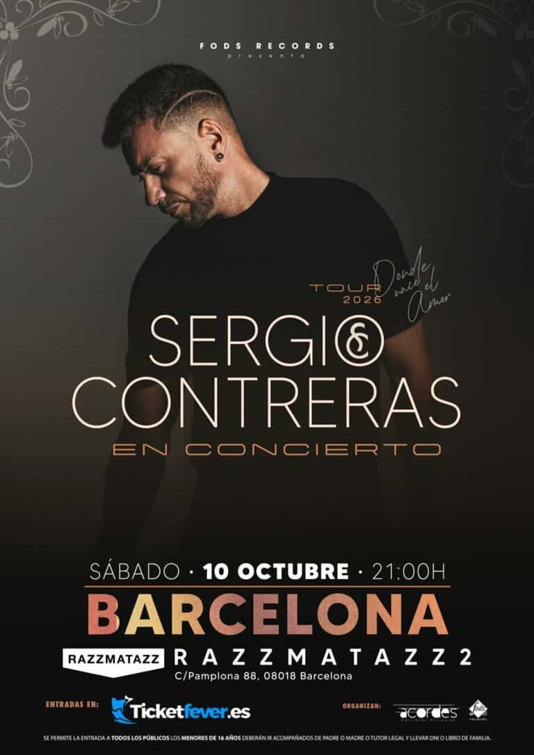 SERGIO CONTRERAS EN CONCIERTO BARCELONA en Barcelona