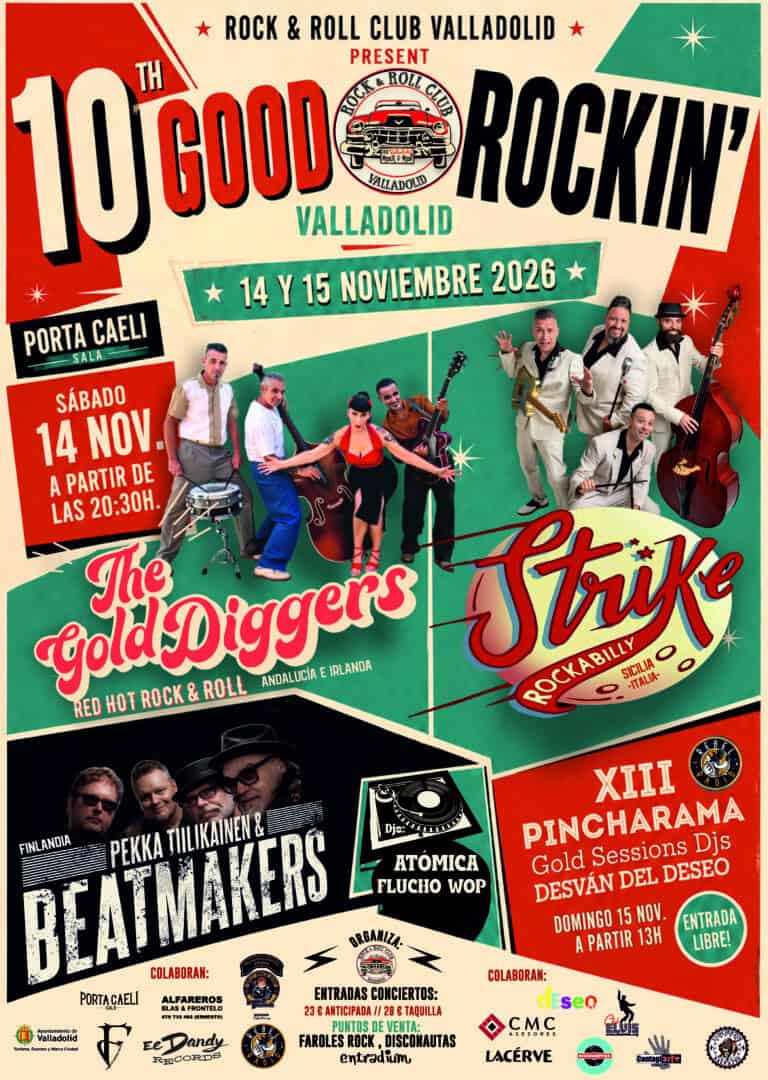 10th GOOD ROCKIN VALLADOLID 2026 en Valladolid