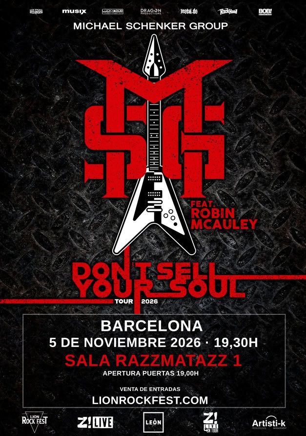 Michael Schenker MSG feat Robin Mcauley – Barcelona en Barcelona