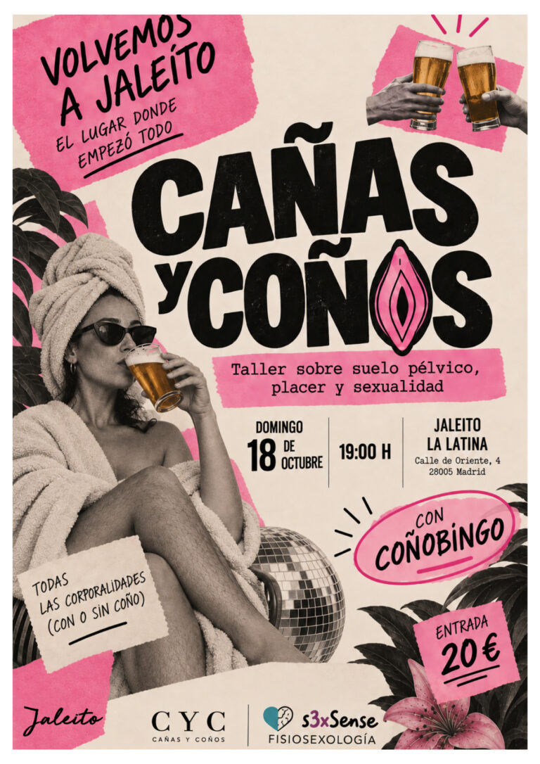Cañas y Coños (Taller sobre suelo pélvico,placer y sexualidad) S3xsense Fisiosexología en Madrid