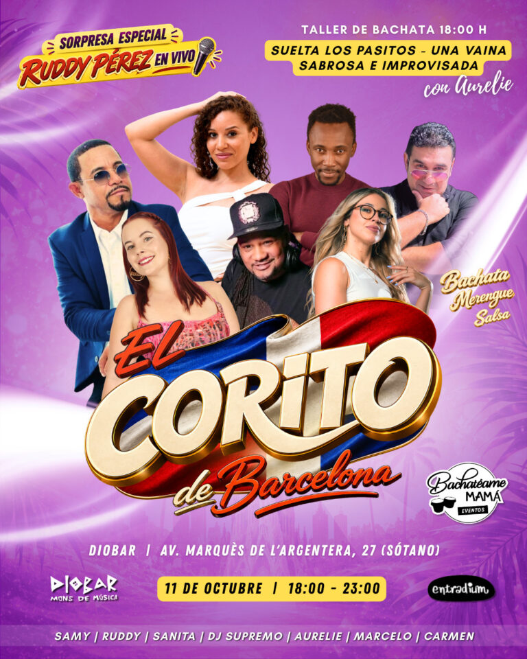 El Corito de Barcelona ::: Taller con Aurelie – Ruddy Pérez, en vivo – Dj Supremo en Barcelona