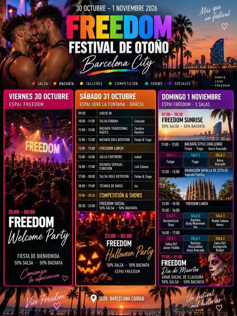 Freedom Otoño Festival en Barcelona