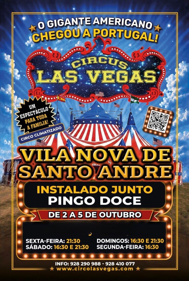 LAS VEGAS CIRCUS en VILA NOVA DE SANTO ANDRÉ