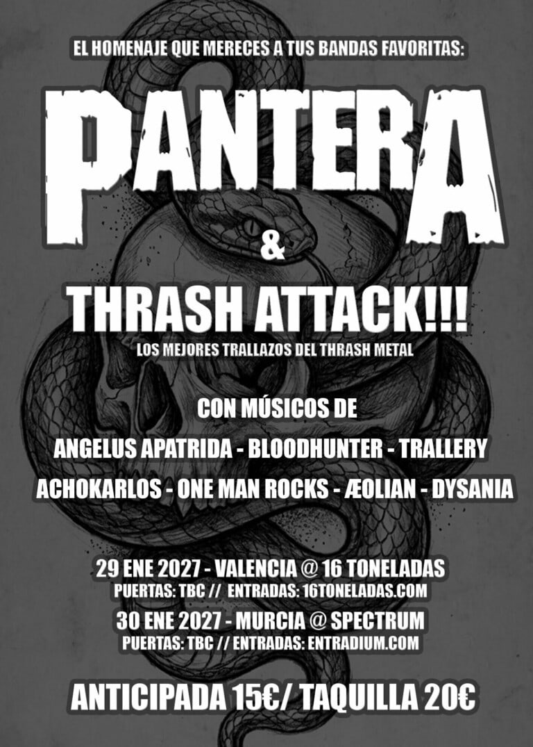 Pantera Collective + Thrash Attack! en Murcia