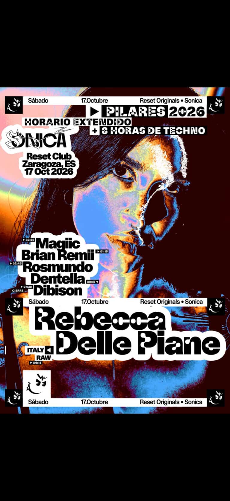 Rebecca Delle Pianne en Zaragoza