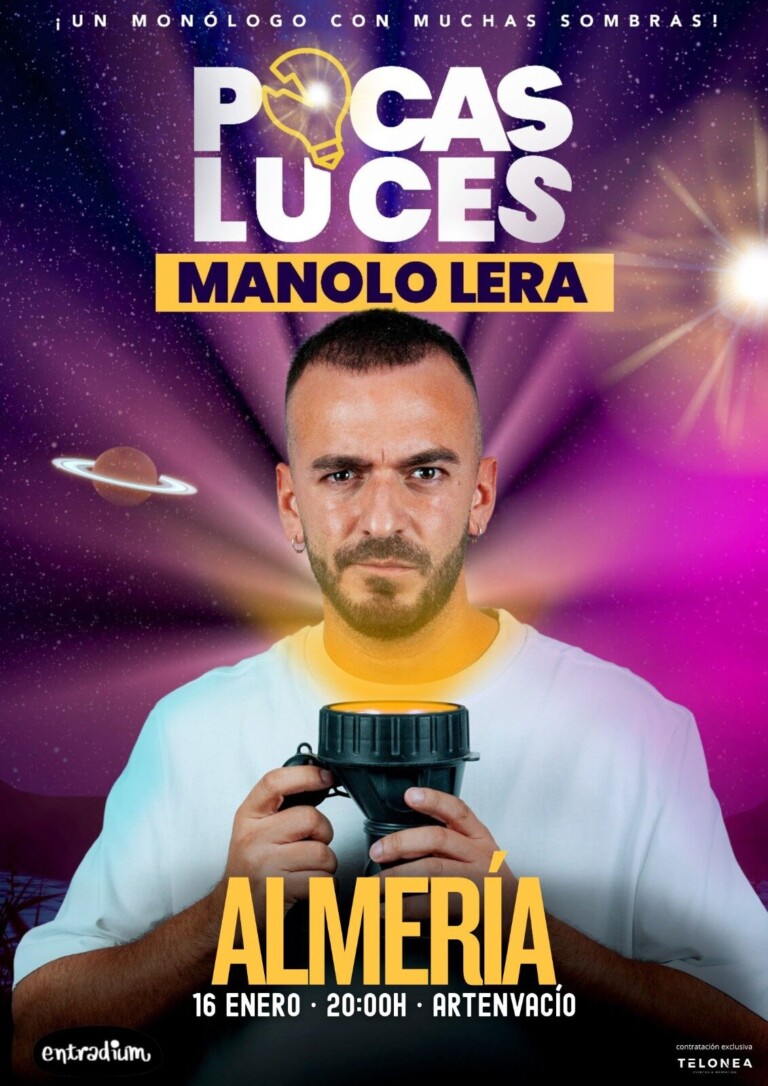 STAND UP COMEDY ARTENVACIO -MANOLO LERA en ALMERÍA