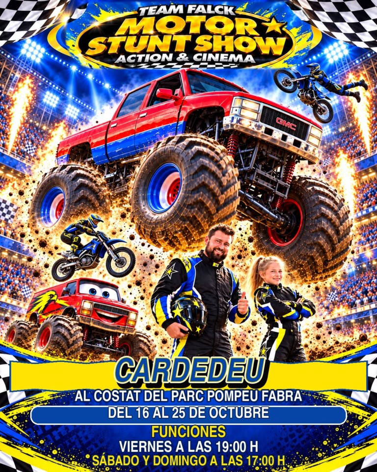 TEAM FALCK MOTOR STUNT SHOW en CARDEDEU