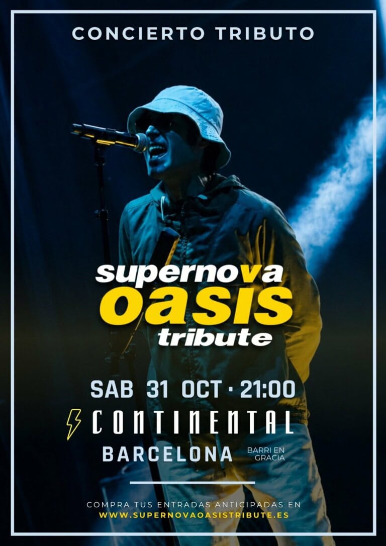 Tributo a Oasis, por Supernova en Barcelona