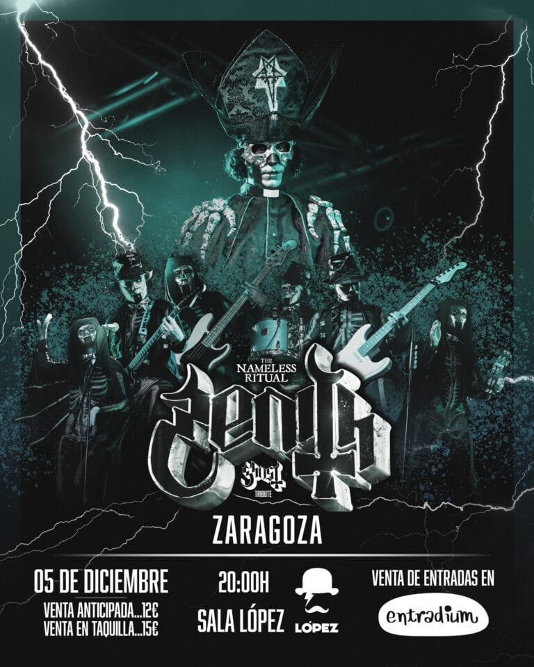 ZENITH – (TRIBUTO A GHOST) – SALA LOPEZ ZARAGOZA en Zaragoza