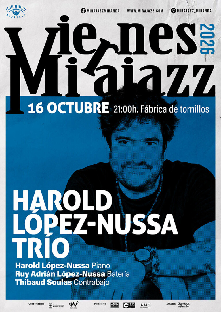 HAROLD LÓPEZ y NUSSA TRÍO en Miranda de Ebro