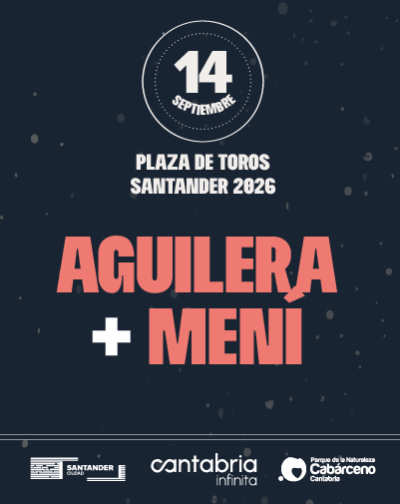 Aguilera y Mení – Festival la Plaza 2026 – Santander en Santander
