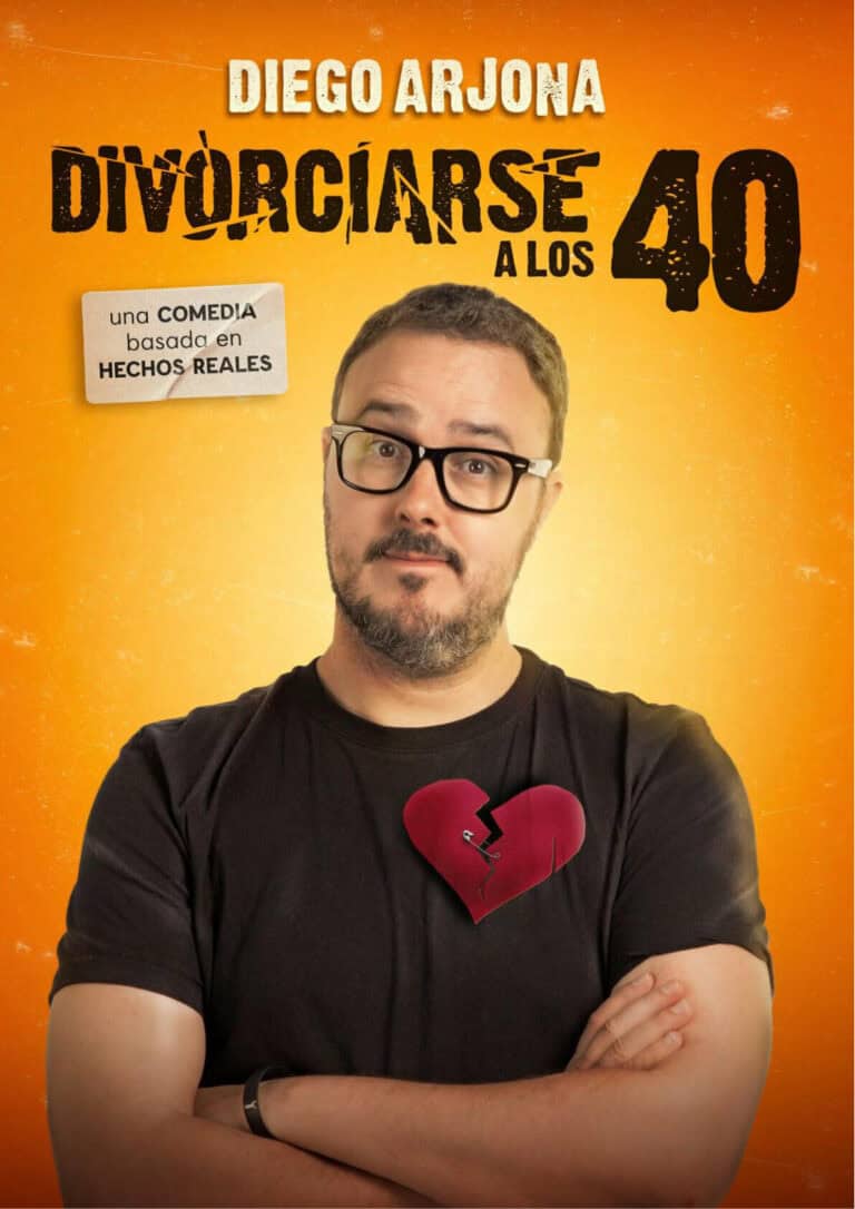 DIVORCIARSE A LOS 40 CON DIEGO ARJONA – Viernes 15 Enero (20:30 h) Público Adulto en Córdoba