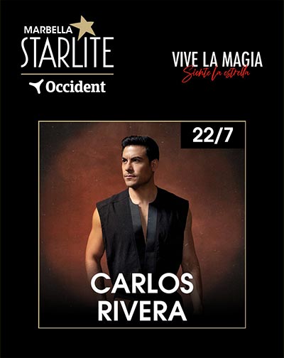 Carlos Rivera – Starlite Occident 2026 en Marbella