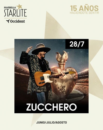 Zucchero – Starlite Occident 2026 en Marbella