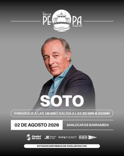 José Manuel Soto en Buque La Pepa en Sanlúcar de Barrameda