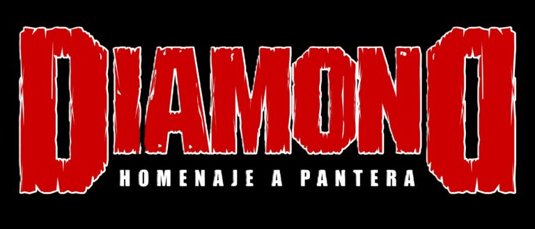 Logotipo de evento tribute a Pantera con estilo oscuro y letras rojas desgastadas para concierto en Ticketrona.