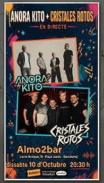 Anora Kito Y Cristales Rotos en Barcelona