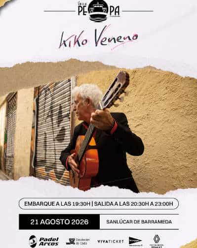 Kiko Veneno En Buque La Pepa en Sanlúcar de Barrameda