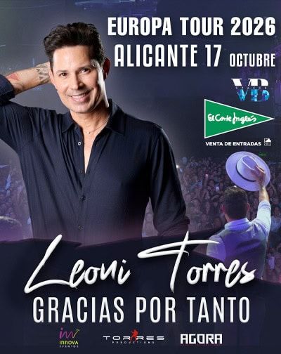Leoni Torres – Gracias por tanto 2026 en Alicante/Alacant